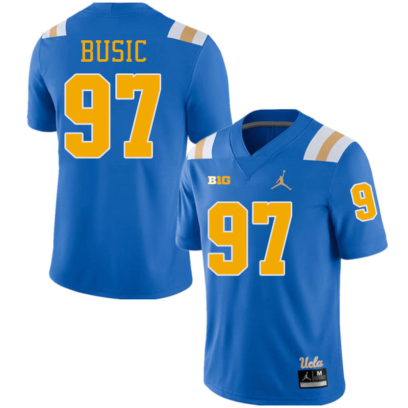 Jacob Busic UCLA Jersey,UCLA Bruins #97 Jacob Busic Jersey Youth College Football Uniforms-Royal